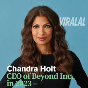 Chandra Holt became CEO of Beyond Inc. in 2023 – the company that owns Overstock.com and Bed Bath & Beyond – where she led the company for a year.Linkedin / Chandra Holt