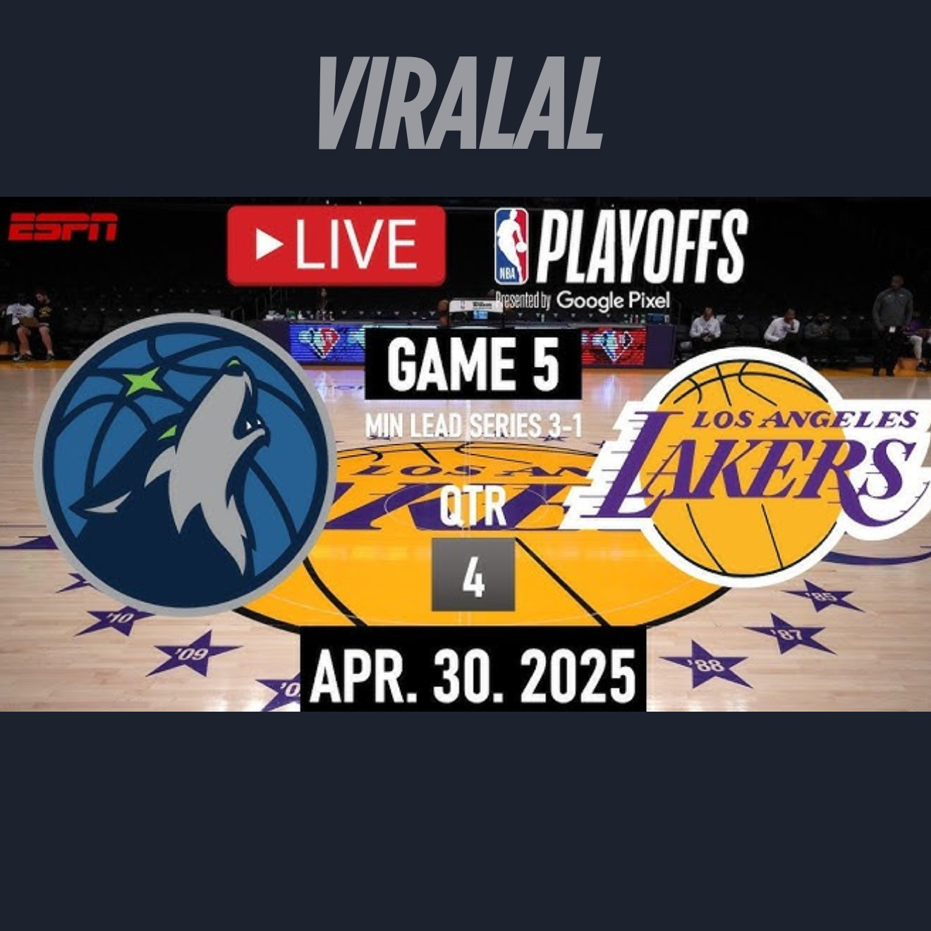 Los Angeles Lakers vs. Minnesota Timberwolves